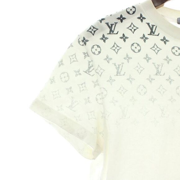 Louis Vuitton Monogram Gradient T-shirt Cut And Sewn Short Sleeves Crewneck XS - Picture 5 of 7